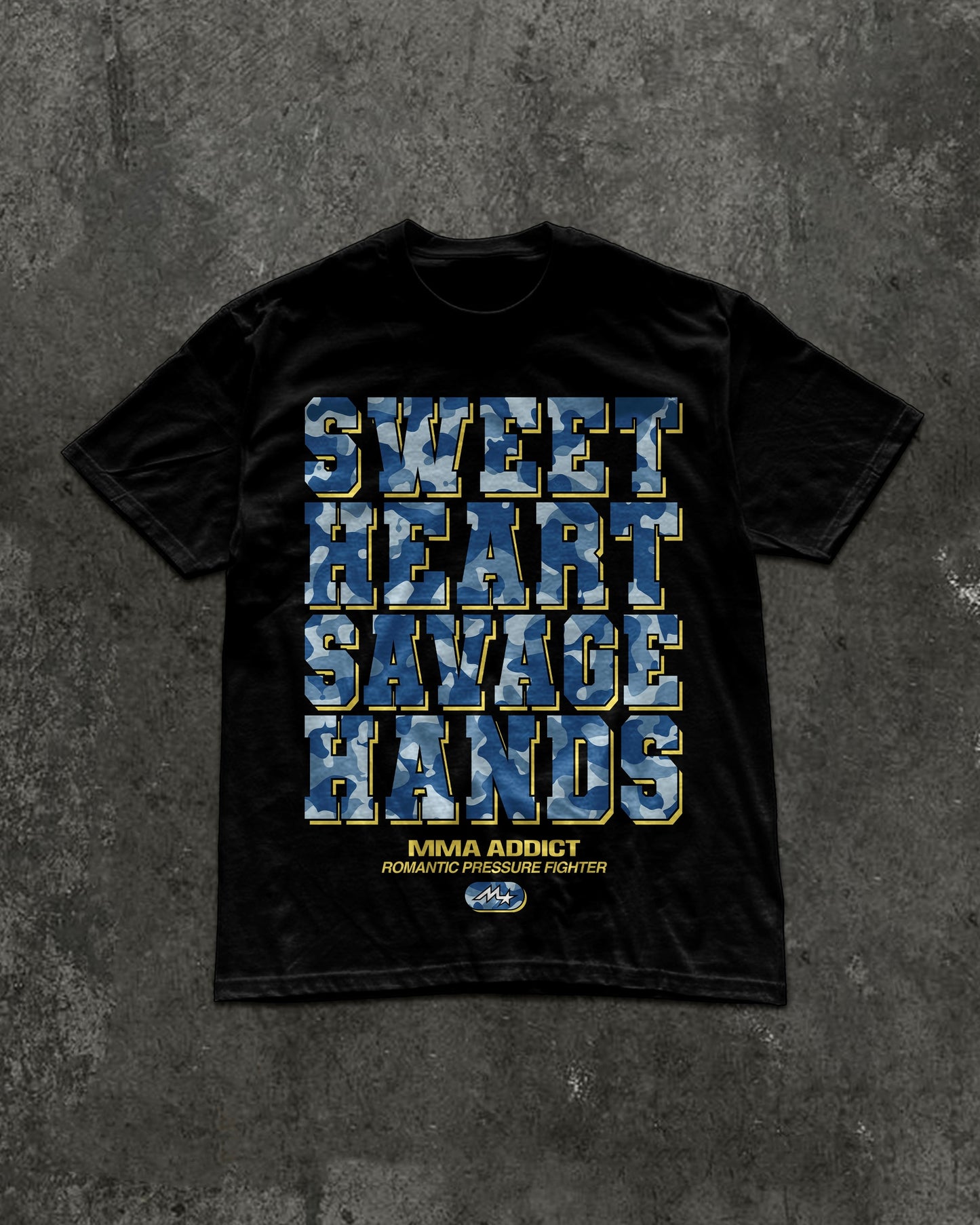 Blue Camo V-DAY Tee