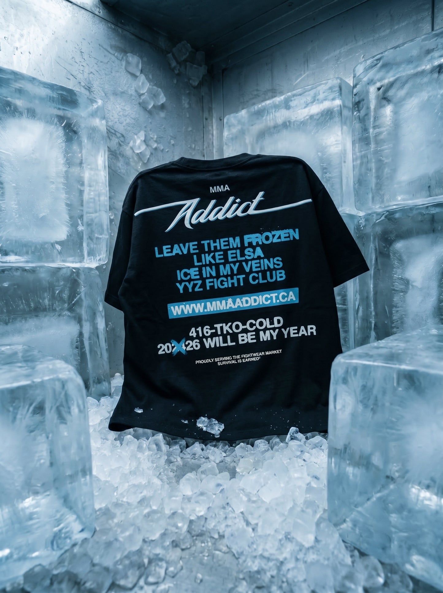 ICY-INCT BLK TEE