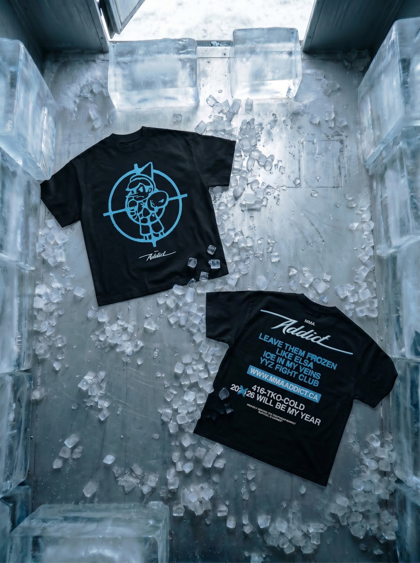 ICY-INCT BLK TEE
