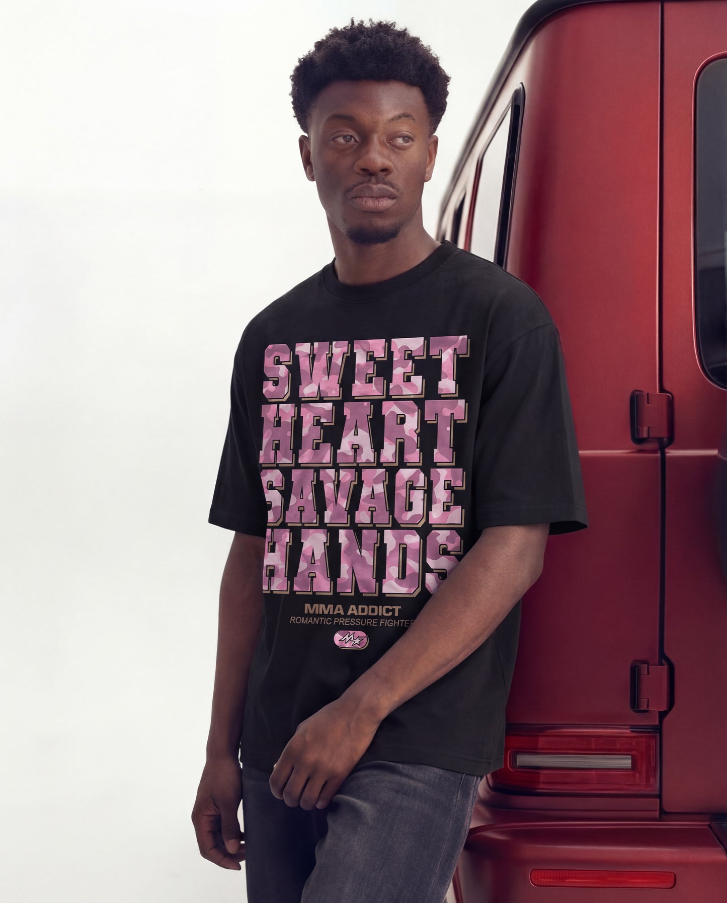 Pink Camo V-DAY Tee