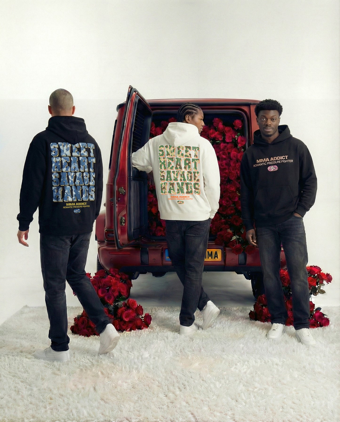 Blue Camo V-DAY Hoodie