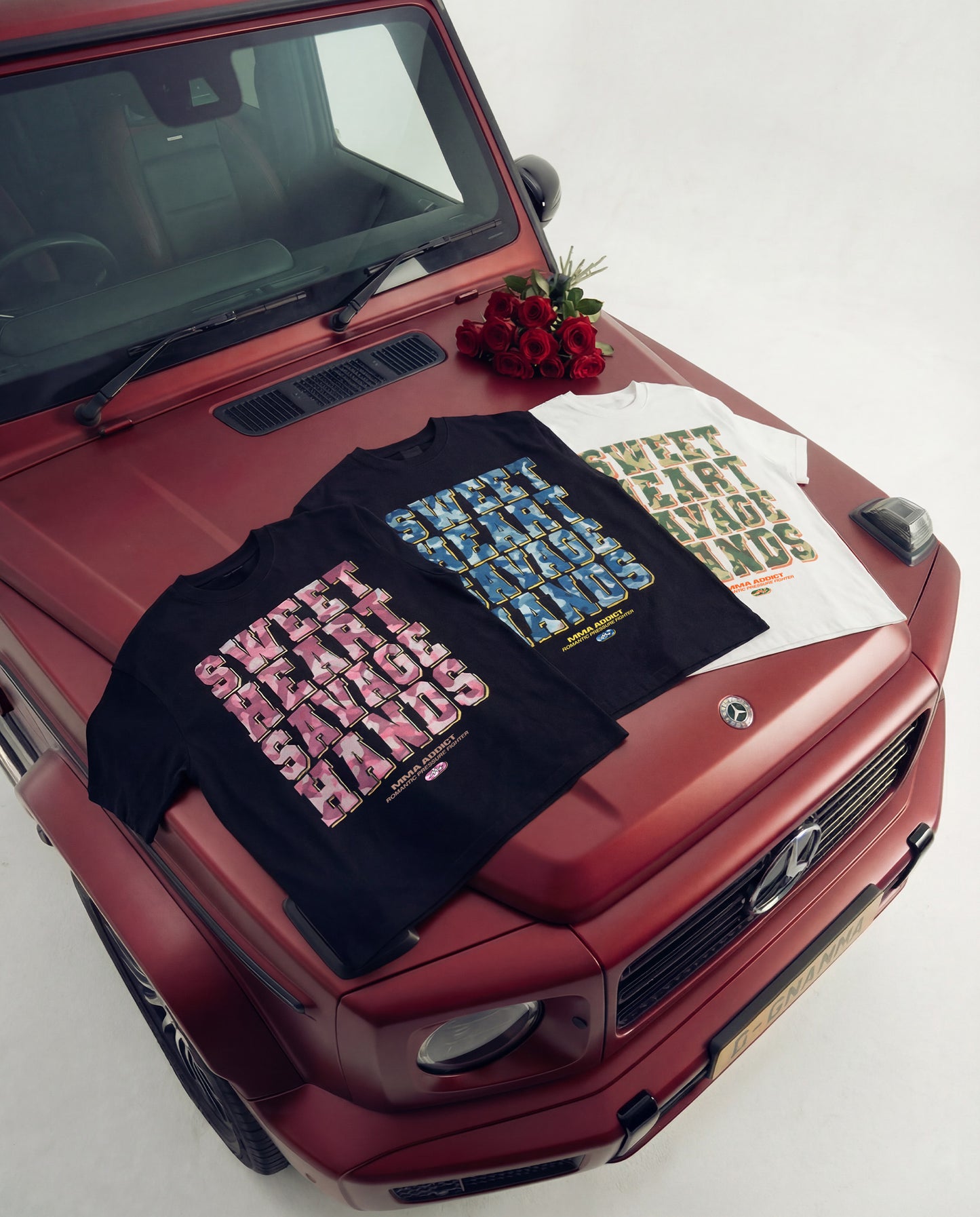 Blue Camo V-DAY Tee