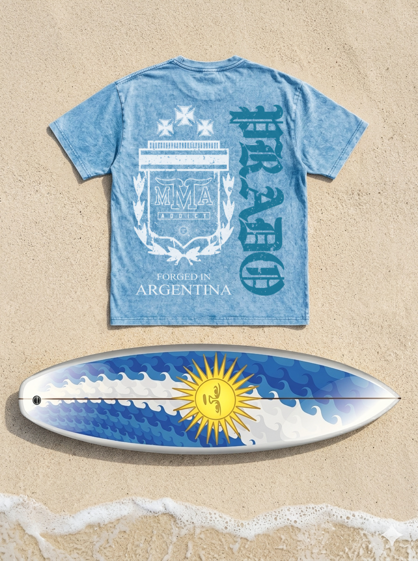 Prado Argentina Limited Blue Tee