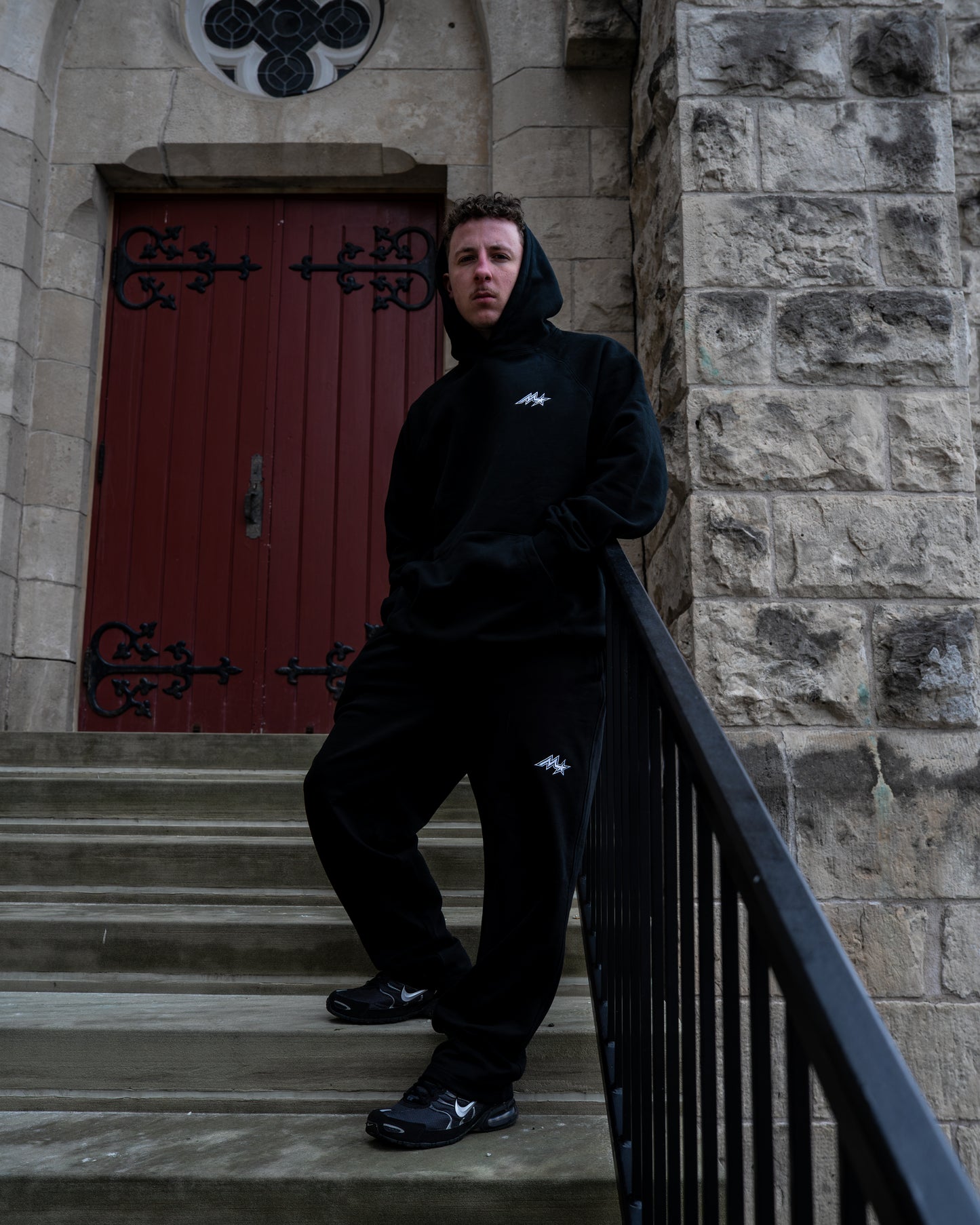 MMA Addict Black Relaxed Pants