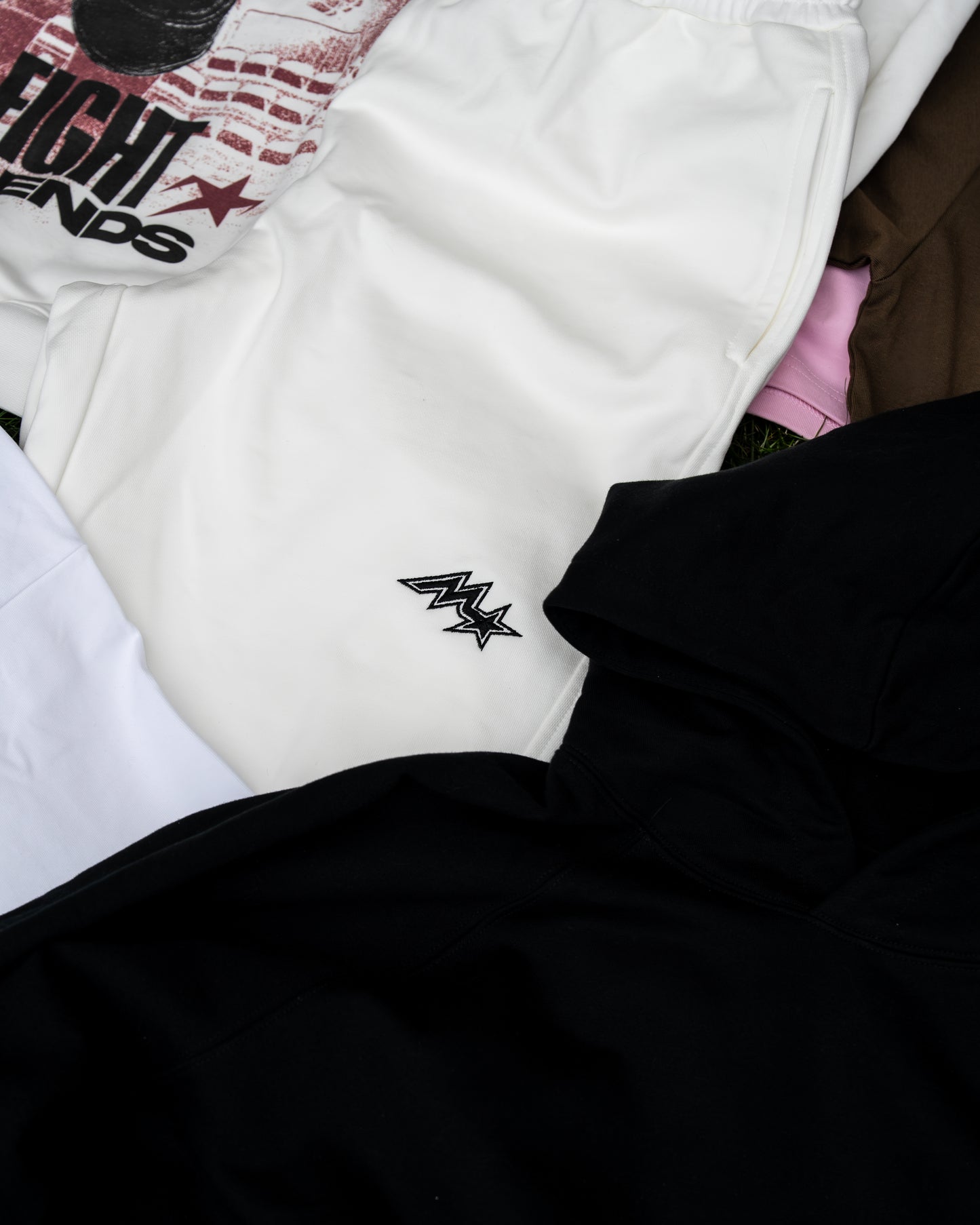 MMA Addict White Relaxed Pants