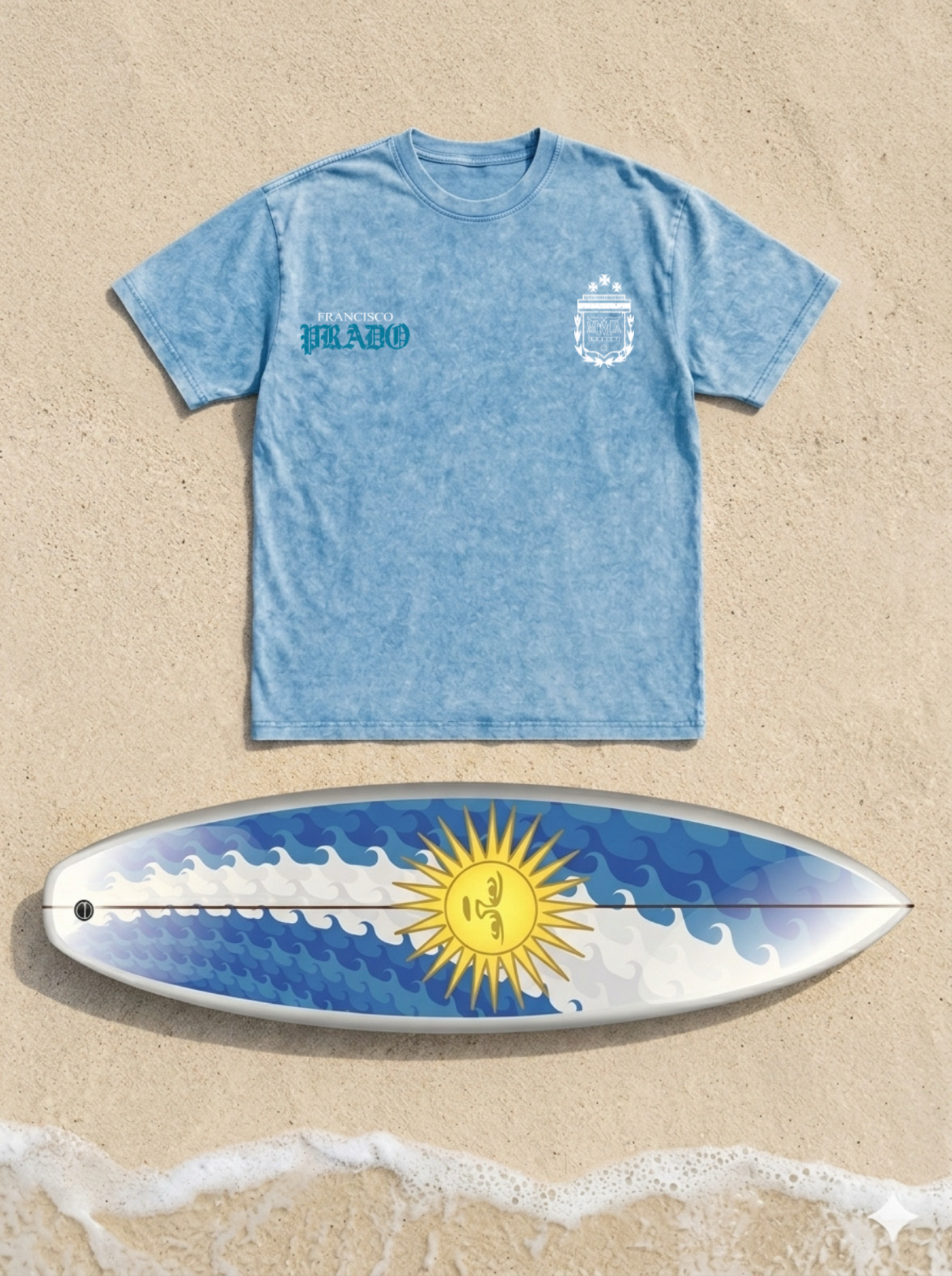 Prado Argentina Limited Blue Tee