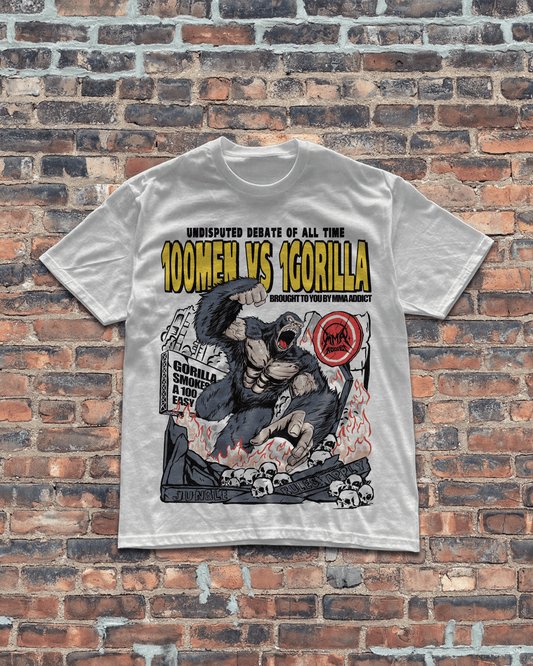 100 MEN VS 1 GORILLA T-Shirt
